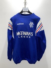Glasgow Rangers Vintage adidas training Jumper 90's - Medium