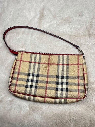 Burberry haymarket pochette - haymarket,