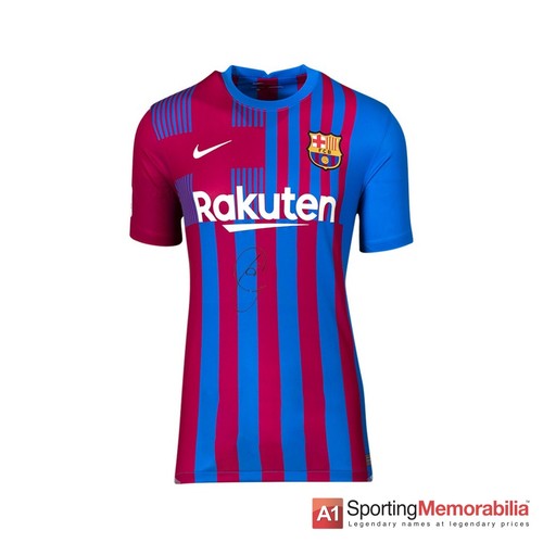 Xavi signed barcelona shirt - xavi,