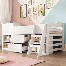  Children White Cabin Bed