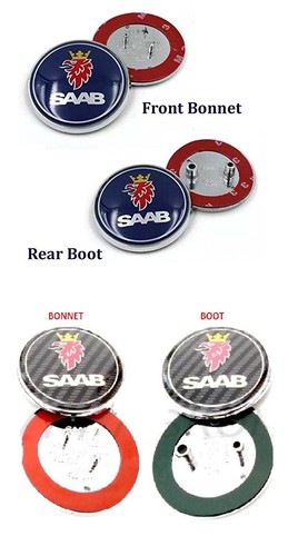 Set saab front - set,