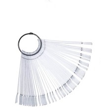 Sunone False Nail Polish Display Chart Transparent Wheel Polish Practice Sample