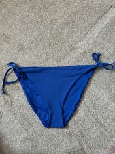 💖 newWoman's Bikini Bottoms Tesco F&F bright blue  Brief Size UK 20