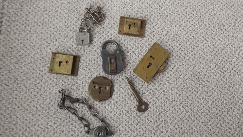 Vintage original antique locks - original,