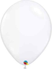 16 inch CLEAR Qualatex Latex Balloons x 6 - L1/25