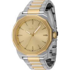 Invicta Speedway Quartz Gold