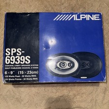 Alpine SPS 6939S Vintage Three Way Car Speakers