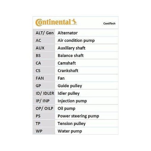Continental ctam 6pk1200k1 - continental,