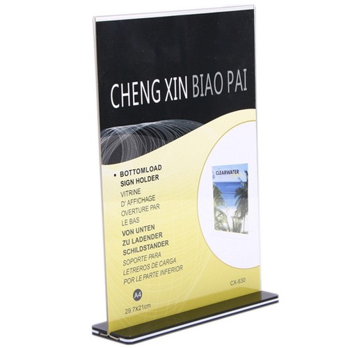 Acrylic sign holder - holder, flyer