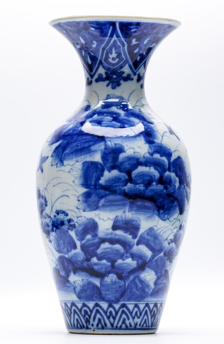Japanese porcelain blue - blue, white