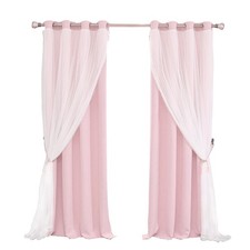 Double layer voile curtains - voile,