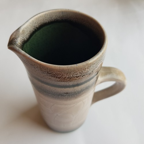 Celtic pottery ceramic jug - ceramic,