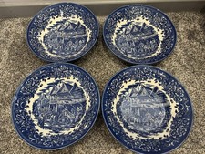 Four Royal Tudor Ware Style Coaching Tavern Bowls
