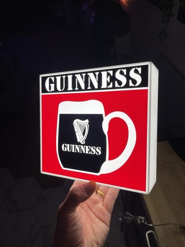 Guinness tap box - guinness, light