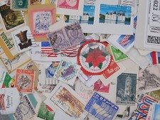 STAMP WORLD WIDE 200g lot ON paper  Charity commemorative collection kiloware