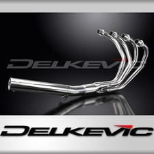 Honda CB400 F 1975-1977 Complete Delkevic Exhaust 4-1 Stainless Straight Muffler