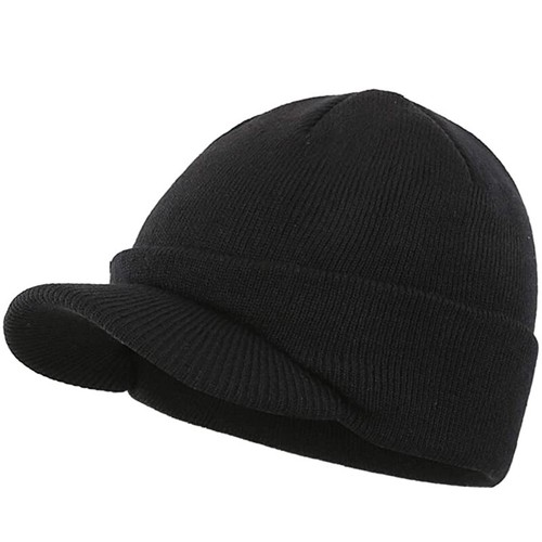 Men peaked army - peaked, beanie