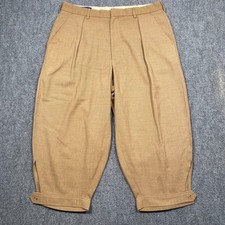 Polo Golf Ralph Lauren Tan Wool-Blend Knicker Pants Size 36 Plus Fours