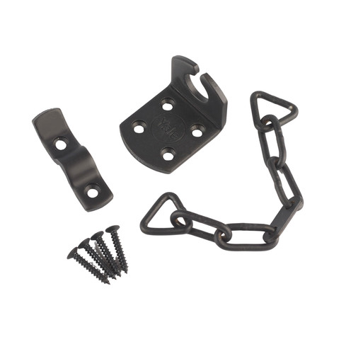 Yale black security chain - chain, matt