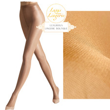 NEON 40 TIGHTS by Wolford M Medium gobi skin gloss tights shiny