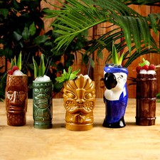 Ceramic Luau Tiki Party Pack -