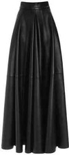 Women’s Leather Maxi Skirt