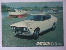 DATSUN VIOLET 160J SSS COUPE orig 1977 UK Mkt Sales Leaflet Brochure