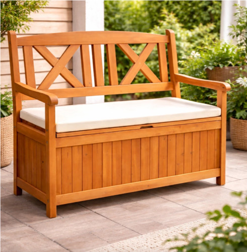 Garden storage bench - storage, 2