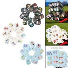 9x Golf Iron Head Covers Bunny