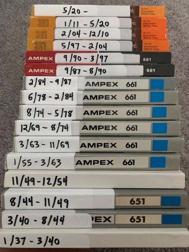 Lot ampex 361 661 - of,