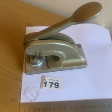 Vintage Cast Desk Hand Stamp