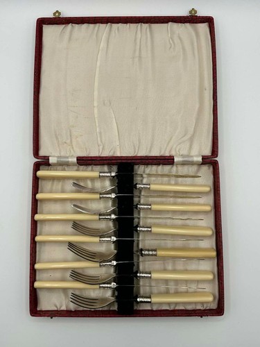 Vintage epns dessert cutlery - epns,