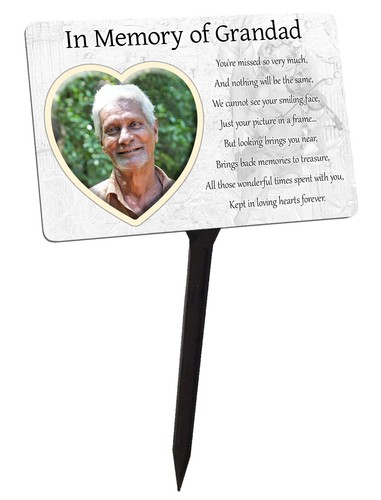 Personalised memorial plaque - personalised, &
