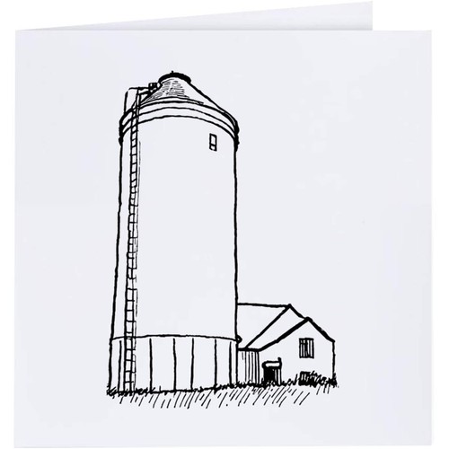 Grain silo greeting - 'grain,