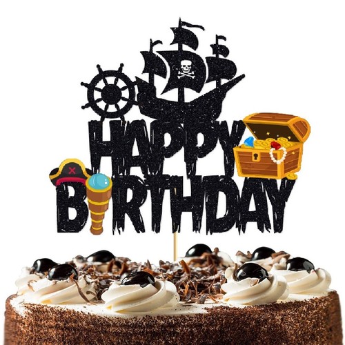 Pirate cake topper - pirate,