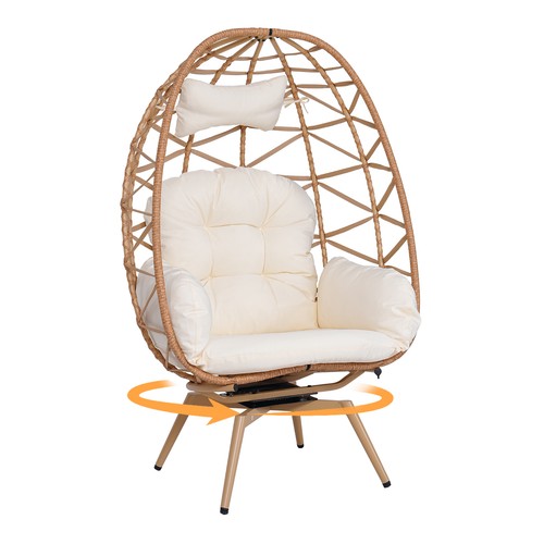 360 swivel rattan - rattan, egg