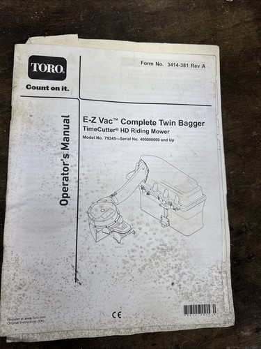 Toro zero turn - toro, twin