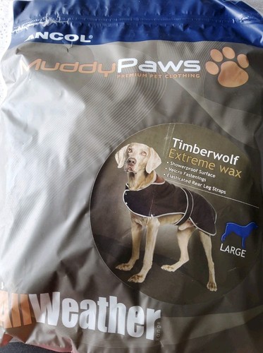 Dog ancol muddy paws brown - paws.,