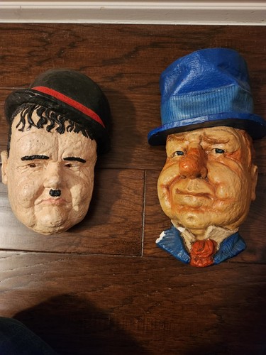 Laurel hardy head bust - &,