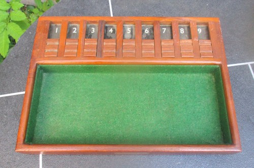 Vintage shut the box game - vintage, box'