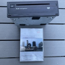 AUDI C6 SAT NAV HEAD UNIT 4E0919888E WITH EUROPE MAP DISC