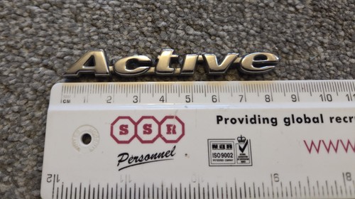 Genuine fiat active rear badge - active,