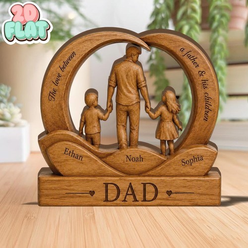 Personalized father day wood - personalized,