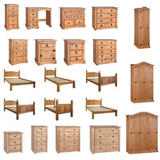 Corona Panama Chest Of Drawers Bedside Bedroom Mexican Solid Pine Furniture