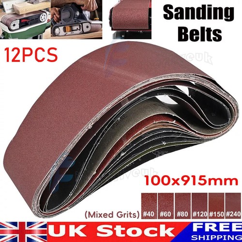 12pc 915x100mm sanding - sanding, belts