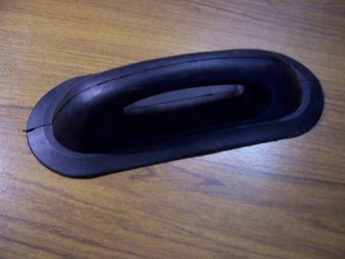 Black hpdm rubber handle - black, d