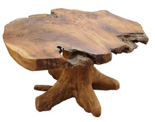 Teak root coffee table 80cm - 80cm,