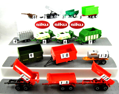 Various siku farm machinery - siku,