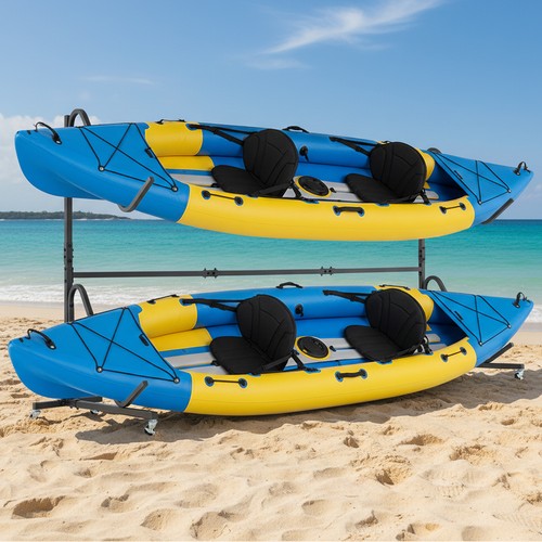 Kayak storage rack with - storage,