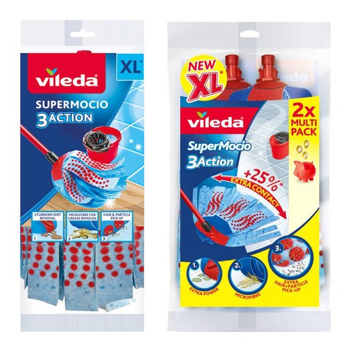 Vileda supermocio mop head - supermocio,